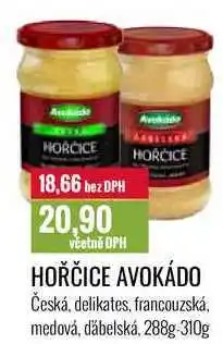 Ratio HOŘČICE AVOKÁDO 288g-310g nabídka