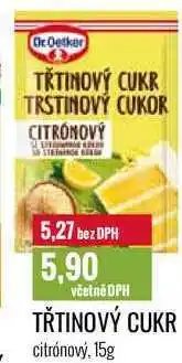 Ratio TŘTINOVÝ CUKR citrónový, 15g nabídka