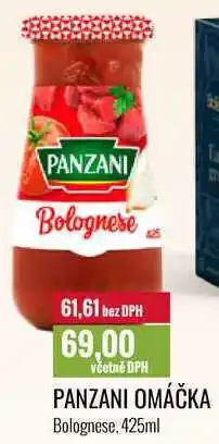 Ratio PANZANI OMÁČKA 425ml nabídka