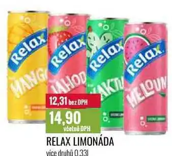 Ratio RELAX LIMONÁDA 0,33l nabídka