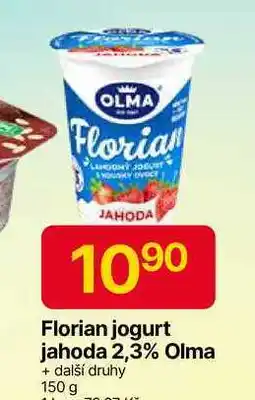 Hruška OLMA Florian jogurt jahoda 2,3% 150g nabídka