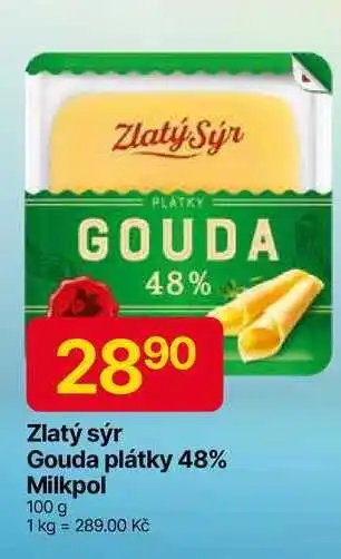 Hruška Zlatý Sýr Gouda 48% 100g nabídka