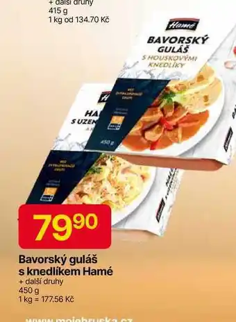 Hruška Hamé Bavorský guláš s knedlíkem 450 g nabídka