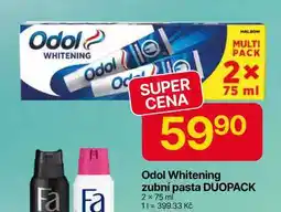 Hruška Odol Whitening zubní pasta DUOPACK 2 x 75 ml nabídka