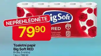 Hruška Big Soft RED 8+2ks 3-vrstvý nabídka