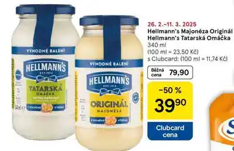 Tesco Hellmann's Majonéza Originál, 340 ml nabídka