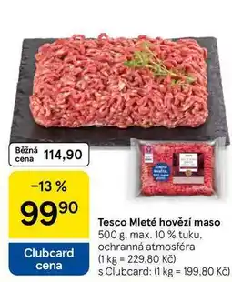 Tesco Tesco Mleté hovězí maso, 500 g. max. 10 % tuku nabídka