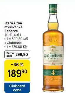 Tesco Stará žitná myslivecká Reserve 40 %, 0,5 l nabídka