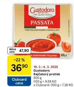 Tesco Gustodoro Rajčatový protlak, 500 g nabídka