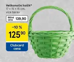 Tesco Velikonoční košík, 17 x 15 x 15 cm, více barev nabídka