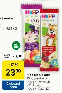 Tesco Hipp Bio Oplatka, 23 g nabídka