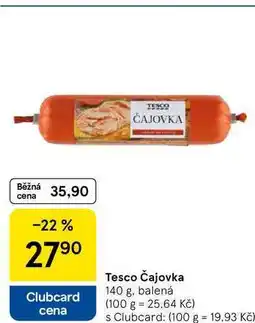 Tesco Tesco Čajovka, 140 g, balená nabídka