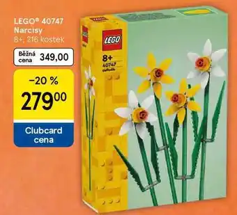 Tesco LEGO 40747 Narcisy 8+, 216 kostek nabídka