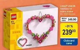 Tesco LEGO 40638 Ozdoba ve tvaru srdce 9+, 254 kostek nabídka