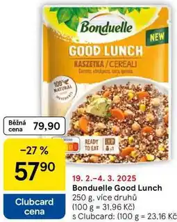 Tesco Bonduelle Good Lunch, 250 g. více druhů nabídka