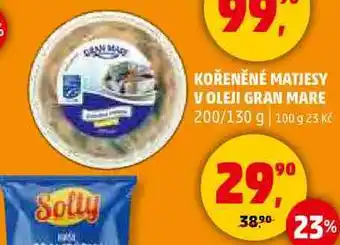 Penny Market KOŘENĚNÉ MATJESY VOLEJI GRAN MARE, 200/130 g nabídka