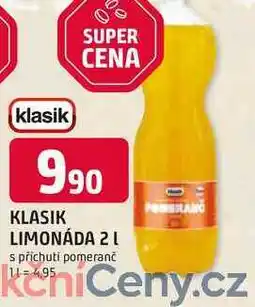 Trefa KLASIK LIMONÁDA 2l s příchuti pomeranč nabídka