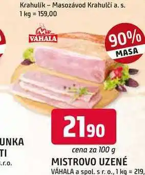 Trefa MISTROVO UZENÉ VÁHALA 100g nabídka