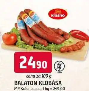 Trefa BALATON KLOBÁSA 100 g nabídka