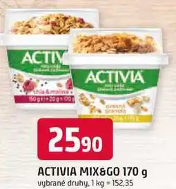 Trefa ACTIVIA MIX&GO 170 g nabídka