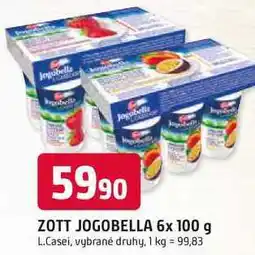 Trefa ZOTT JOGOBELLA 6x 100 g L.Casei, vybrané druhy nabídka