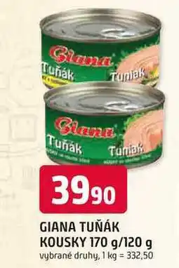 Trefa GIANA TUŇÁK KOUSKY 170 g/120 g nabídka