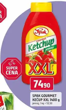 Trefa SPAK GOURMET KEČUP XXL 1400 g jemný nabídka