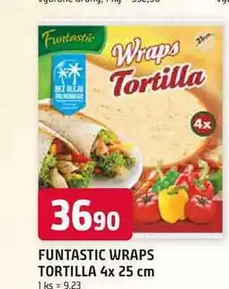 Trefa FUNTASTIC WRAPS TORTILLA 4x 25 cm nabídka