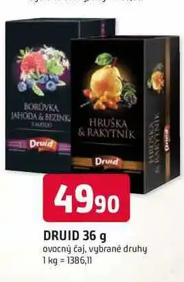 Trefa DRUID 36 g ovocný čaj, vybrané druhy nabídka