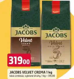 Trefa JACOBS VELVET CREMA 1 kg nabídka