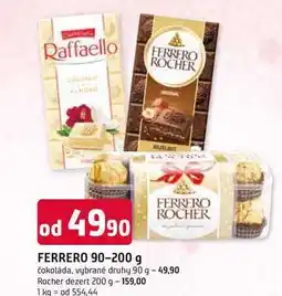 Trefa FERRERO 90 g čokoláda nabídka