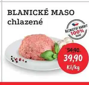 RABBIT řeznictví BLANICKÉ MASO chlazené 1kg nabídka