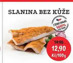 RABBIT řeznictví SLANINA BEZ KŮŽE 100g nabídka