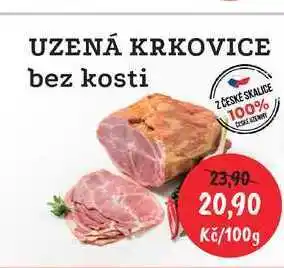 RABBIT řeznictví UZENÁ KRKOVICE bez kosti 100g nabídka