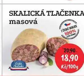 RABBIT řeznictví SKALICKÁ TLAČENKA masová 100g nabídka