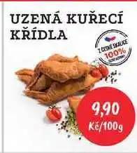 RABBIT řeznictví UZENÁ KUŘECÍ KŘÍDLA 100g nabídka