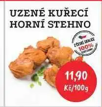 RABBIT řeznictví UZENÉ KUŘECÍ HORNÍ STEHNO 100g nabídka