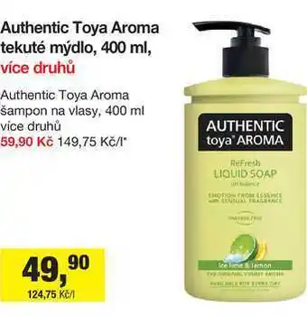 Šlak Authentic Toya Aroma tekuté mýdlo, 400 ml, více druhů nabídka