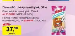 Šlak Diava vlhč. utěrky na nábytek, 30 ks nabídka