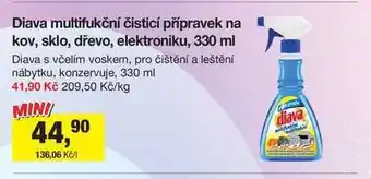 Šlak Diava multifukční čisticí přípravek na kov, sklo, dřevo, elektroniku, 330 ml nabídka