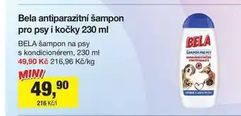 Šlak Bela antiparazitní šampon pro psy i kočky 230 ml nabídka