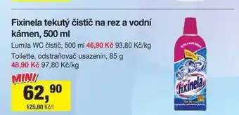 Šlak Fixinela tekutý čistič na rez a vodní kámen, 500 ml nabídka