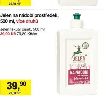 Šlak Jelen na nádobí prostředek, 500 ml, více druhů nabídka