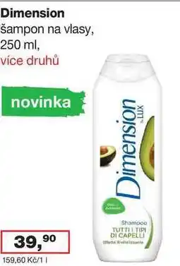 Ráj drogerie Dimension šampon na vlasy, 250 ml, více druhů nabídka