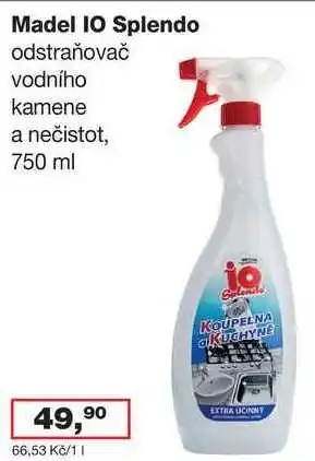 Ráj drogerie Madel IO Splendo odstraňovač vodního kamene a nečistot, 750 ml nabídka