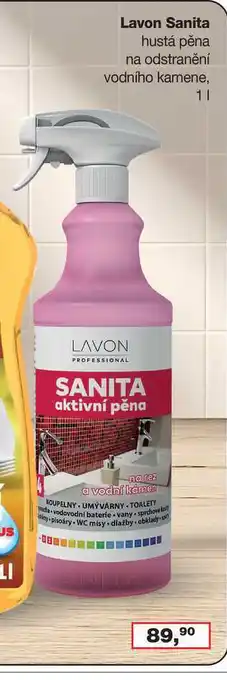 Ráj drogerie Lavon Sanita hustá pěna na odstranění vodního kamene, 1l nabídka