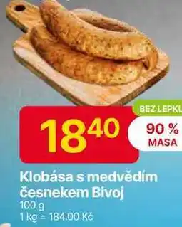 Hruška Bivoj Klobása s medvědím česnekem 100 g nabídka