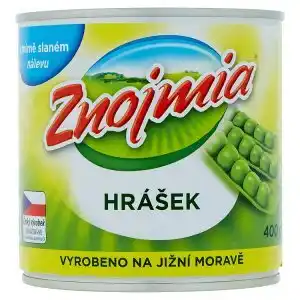 Hruška Znojmia Hrášek v mírně slaném nálevu 400g nabídka