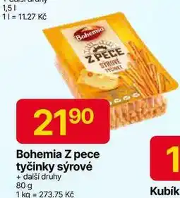 Hruška Bohemia Z pece tyčinky sýrové 80 g nabídka