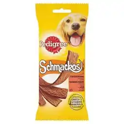 Hruška Pedigree Schmackos s hovězím masem doplňkové krmivo pro dospělé psy 43g nabídka